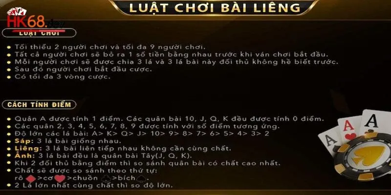 Quy định về cách chơi đánh liêng siêu hot cho người mới