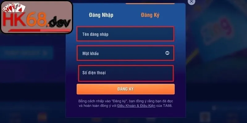 Quy trình tạo tài khoản nhanh gọn, lẹ trong 3 bước