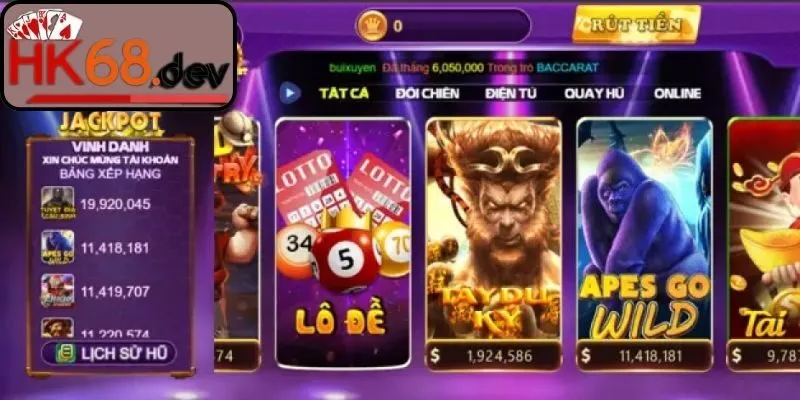 Tổng quan vài nét về cổng game HK68